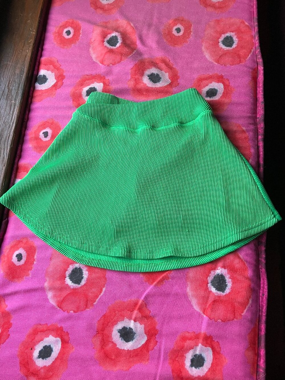 Body Glove Girls 6X Ribbed Active Skort - Vibrant Green